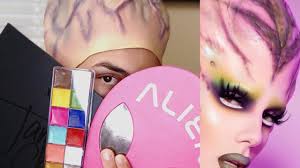 Today we are destroying the much requested jeffree star cosmetics alien palette, for all of you asking for the morphe x j. Turning Myself Into Jeffree Star S Alien Campaign Look Youtube