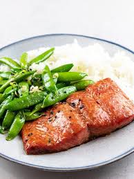 Easy Baked Teriyaki Salmon Recipe In 2020 Baked Teriyaki Salmon Salmon Recipes Recipes