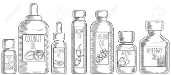Use equal parts avocado oil and extra virgin coconut oil (3 to 5 tablespoons each, depending on the length of your hair) and combine in a glass jar. Colelction Of Bottles With Almond Coconut Olive Jojoba Avocado Castor Rosemary Oil For Hair Care In Sketchy Outline Style Vector Hand Drawn Cosmetic Royalty Free Cliparts Vectors And Stock Illustration Image 104736405