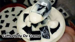 Coffee Jelly De Crema Youtube Coffee Jelly Coffee Cream Make Ice Cream