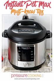 Instant Pot Max Pressure Cooker Review Pressure Cooking Today Instant Pot Instant Pot Recipes Instant Pot Pressure Cooker