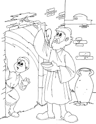 Passover Marking Door Coloring Page Coloring Com Bible Coloring Pages Passover Crafts Bible Coloring