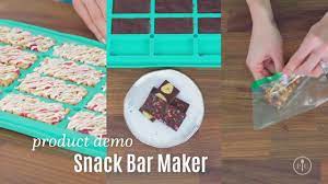 How To Make Granola Bars Wit The Snack Bar Maker Pampered Chef Pampered Chef Snack Bar Snack Bar Recipes