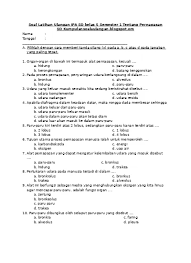 Contoh soal hots ipa kelas 5 sd. Top Pdf Soal Latihan Ulangan Ipa Sd Kelas 5 Tentang Pernapasan 123dok Com