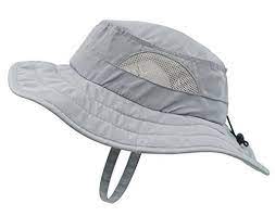 Connectyle Kids Upf 50 Mesh Safari Sun Hat Uv Sun Protection Hat Summer Daily Bucket Play Hat Grey All4hiking Com Sun Protection Hat Hat Summer Sun Hats