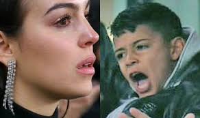 Ronaldo knocked out by absolute stunner. Cristiano Ronaldo Girlfriend Cries But Did You Spot What Emotional Son Did After Hattrick Football Sport Express Co Uk