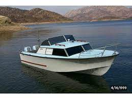 1959 Glasspar Seafair Sedan Powerboat For Sale In California Power Boats For Sale Power Boats Boat