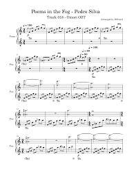 Pedro silva is a composer from los angeles california. Poems In The Fog Pedro Silva Sheet Music For Piano Solo Download And Print In Pdf Or Midi Free Sheet Music For Poems In The Fog By Pedro Silva Musescore Com