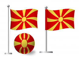 North macedonia flag vector icon, simple, flat design for web or mobile. Macedonian Flag Images Free Vectors Stock Photos Psd