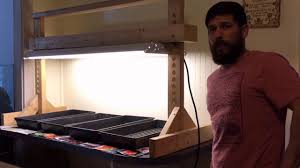 The t5 grow light can cost up to 2x more than the t8 grow. Diy Cheap Grow Light Stand Out Of 2x4 Lumber Youtube