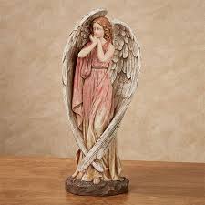 Angel Grace Cranberry Table Sculpture Angel Sculpture Sculpture Resin Angels