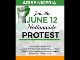June 12 protest will hold and nothing must happen to any yoruba indigene. Mil Xvvmb3md6m