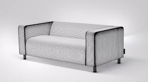 Nothing at the bottom of the sofa. Ikea Klippan Sofa With Artefly Covers Free 3d Model Max Fbx C4d Free3d