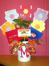 Leave the cards in the envelopes so your gift recipient has something to open. Ivy S Monograms And More Gift Card Tree Gift Card Bouquet Diy Teacher Gifts