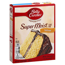Combine the cake mix and soda in a bowl. Betty Crocker Super Moist Yellow Cake Mix Shop Baking Mixes At H E B