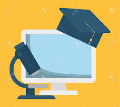 4k00:10yellow graduation cap on screen laptop icon isolated on grey background. Computer Microscope And Graduation Cap Icon School Supply Object And Education Theme Colorful Design Vector Illustration Royalty Free Cliparts Vectors And Stock Illustration Image 63498935