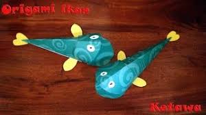 Cara membuat origami ikan pari. Tutorial Cara Membuat Ikan Pari Dari Kertas Origami Video Tips Wajah Putih Alami
