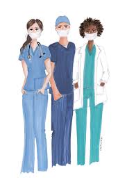 Thank You Healthcare Workers And How You Can Help Denim Ink Design In 2020 Nurse Art Nursing Fashion Medical Clip Art