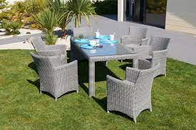 un salon de jardin gris en resine tressee parfait pour de moments detente dans le jardin ou sur la ter ensemble de jardin salon de jardin gris fauteuil jardin