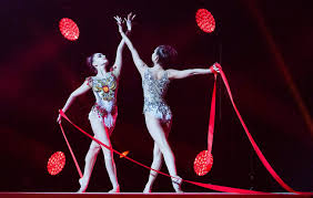 Gymnasts dina and arina averina perform in the vii new year's show of olympic champions ice each is successful in their own discipline: Meet The Averin Sisters The World S Most Decorated Gymnast Twins Photos Russia Beyond