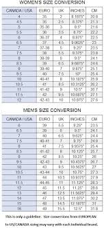 32 Rational Shoe Brand Size Comparison Chart