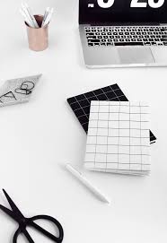 Aesthetic Black And White Book Covers Minimal And Modern Black And White Grid Paper Free Download In 2020 Book Cover Diy Diy Notebook Cover School Books Diy