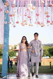 Classy Pastel Outfits For Grooms To Rock Their Wedding Look Couple Wedding Dress Engagement Dress For Bride Wedding Dress Men