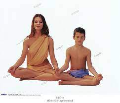 Meditation, Woman, Boy, Stock Photo, Picture And Rights Managed Image. Pic.  MB-141B2 | agefotostock