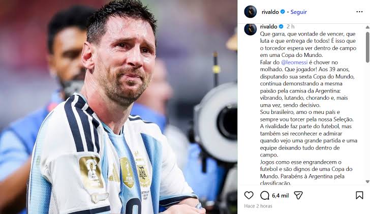 El sensible mensaje de una leyenda de Brasil a Lionel Messi tras la  dramática clasificación de Argentina a cuartos del Mundial - Infobae
