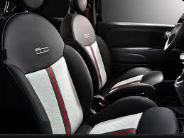Frida giannini, the creative director of italian luxury brand gucci designed a special edition fiat presented recently at milan fashion week and at the geneva international auto show. Fiat 500 Gucci Interior Black Fiat 500 Fiat 500 Gucci Fiat
