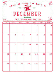 Redwhiteb December Calendar December Daily Printables December Daily