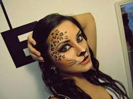 Sweet Cheetah Makeup Cheetah Makeup Halloween Costumes Makeup Halloween Makeup