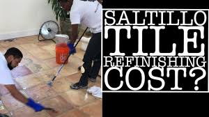 With our dust-free tile removal system we typically leave jobs with 300 - 600 lbs of dust captured safely in our system - not in your home. Tile Refinishing Cost To Refinish Saltillo Tile Youtube