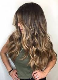 Balayage noir + brun foncé. Couleur Blonde Sur Cheveux Chatain Fonce