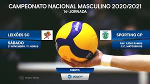 Volei Tv Transmite Em Directo Leixoes Sc X Sporting Cp Federacao Portuguesa De Voleibol