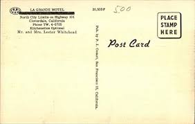 La Grande Motel Cloverdale, California CA Original Antique Postcard at  Amazon's Entertainment Collectibles Store
