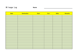 Please note that some of the templates that you use will be required to view a credit card. 31 Printable Mileage Log Templates Free á Templatelab