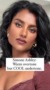 Simone Ashley Color Analysis: Warm Overtone & Cool Undertone