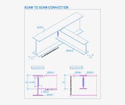 The best post beam connection involves notching a cavity into the tops of support posts to set the beams using carriage bolt fasteners (see below). Beam To Beam Connection Beam To Beam Connection Steel Free Transparent Png Download Pngkey