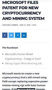 The price of mining bitcoin in india varies from state to state. Nischal Wazirx On Twitter Day 514 Microsoft Has Filed A New Patent For A Cryptocurrency Mining System That Would Use Human Energy As Proof Of Work Global Companies Are Getting Way