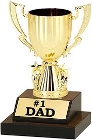 ← number one gold trophy cup clipart. Amazon Com Number 1 Dad Trophy Pre Personalized Trophy 8 1 2 Inches Tall Sports Outdoors