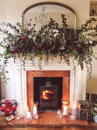 Turnmeon 6 foot christmas garland decoration with 16 snowy bristle pine,33 red berries, pine cone artificial garland decoration indoor outdoor home mantle fireplace holiday 3.6 out of 5 stars 178 $15.99 $ 15. My Home At Christmas How To Make This Fireplace Garland Melanie Lissack Interiors