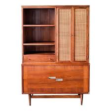 American Of Martinsville Cabinet Mid Century Living Room Decor Walnut Cabinets Martinsville