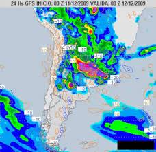 9 y 10, canales de baja presión e inestabilidad en la atmósfera superior. Servicio Meteorologico Nacional Pronostico Extendido Online