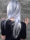 Icy Blue Silver Blue Hair