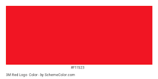 Best red color code for logo. 3m Red Logo Color Scheme Brand And Logo Schemecolor Com