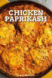 Chicken Paprikash Easy Cooking Recipes Chicken Paprikash Chicken Recipes