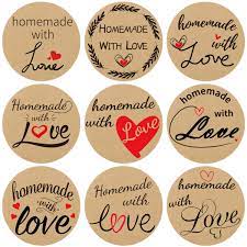Design & then order your premium stickers online in minutes. Amazon Com 500pcs Homemade With Love Stickers Perforated Roll Sticker Labels Home Kitchen Stickers 1 5 Inch 9 Designs Toys Games