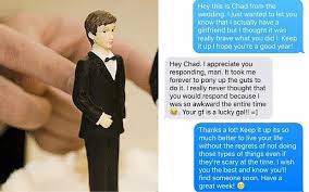 Apr 27, 2020 · this is good to use when someone doesn't remember giving you certain instructions, and you want to let him/her know that you were doing as instructed. Straight Man Has Lovely Response To A Gay Man Who Asked For His Number