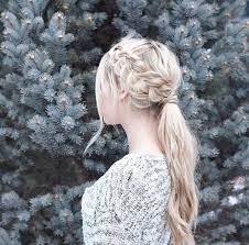 Dutch Braid Into A Low Ponytail Hair Styles Ponytail Hairstyles Braid Into Low Ponytail